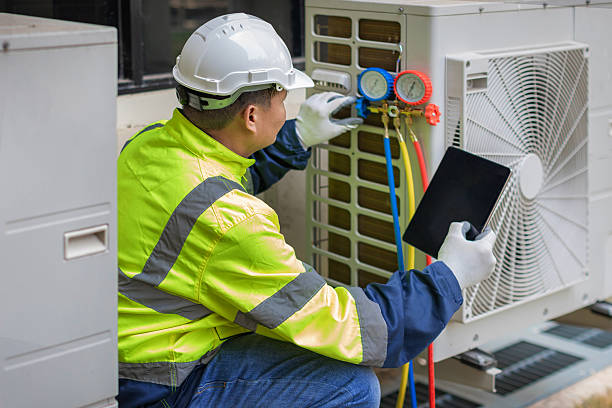 Professional Air Conditioning Repair technician working in Leeds Point, NJ